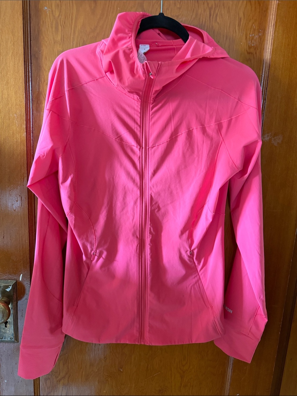 lululemon athletica Hot Pink Hooded Zip-Up Utility Jacket light weight
